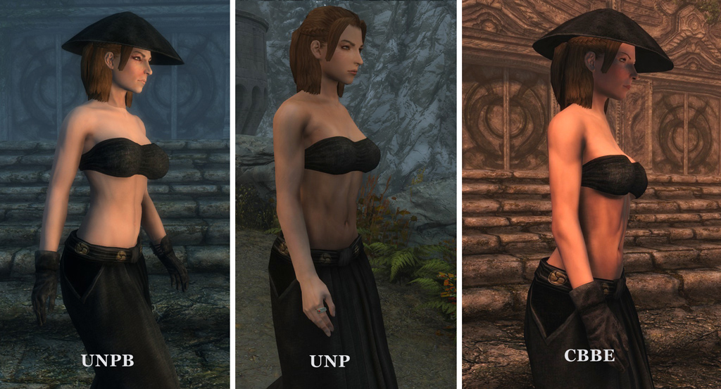 Character Body: Default, UNP (Pinup), UNP Skinny/Slim, UNPB, CBBE Slim, CBB...